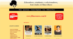 Desktop Screenshot of filmesraros.com.br